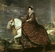 VELAZQUEZ, Diego Rodriguez de Silva y Queen Isabel of Bourbon Equestrian Spain oil painting artist